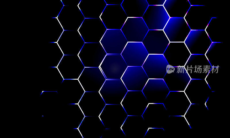 Vector hexagons pattern. Geometric abstract background with simple hexagonal elements. Medical, technology or science design. illustration